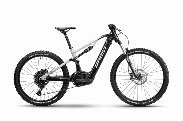 GHOST E-ASX 130 Universal metallic anthracite/light gray - glossy/matt M