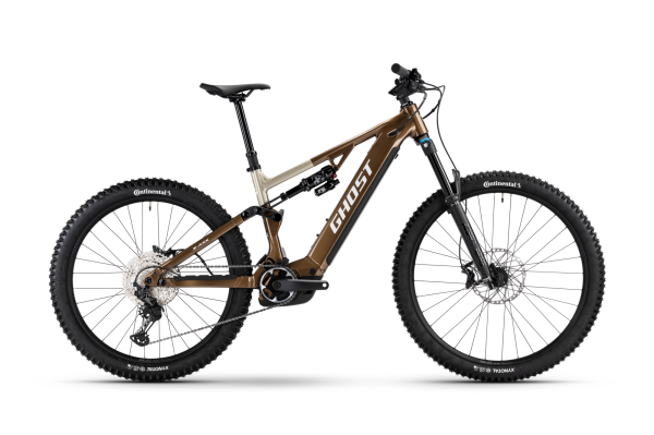 GHOST E-ASX ADVANCED brown bear/stone gl&auml;nzend XL