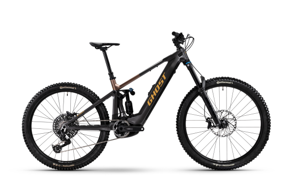 GHOST E-RIOT CF Pro heavy metal/deep coffee gl&auml;nzend M