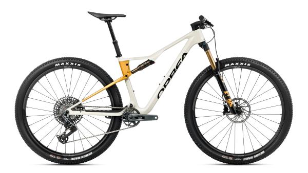 Orbea OIZ M10 AXS M Ivory White (Gloss) - Bumblebee Yellow (Matt)