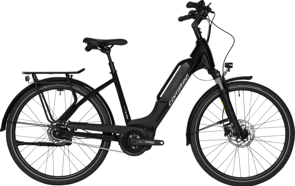 Corratec E-Power Urban 26 AP5 8SC Wave Dark Red, Black Wave - 40cm - 26"