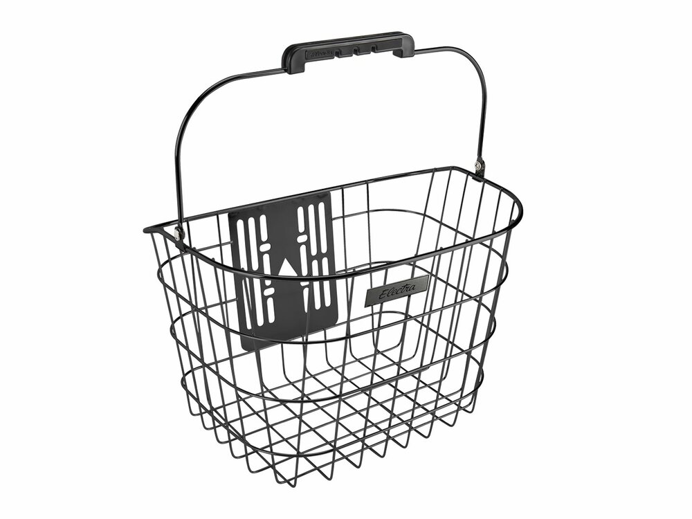 Electra Basket Electra Stainless Wire QR Black Front