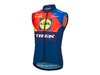 Santini Weste Santini Trek Windshell XS Blue/Yellow
