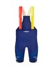 Santini Short Santini Trek Team Bib Small Blue/Yellow