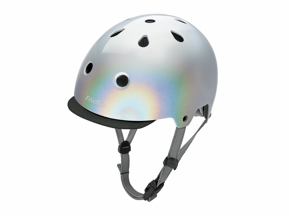 Electra Helmet Lifestyle Lux Holographic Small Silver CE